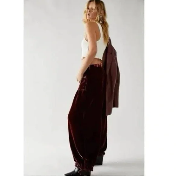 Free People Lotus Velvet Pants Size 27 - Picture 3 of 6